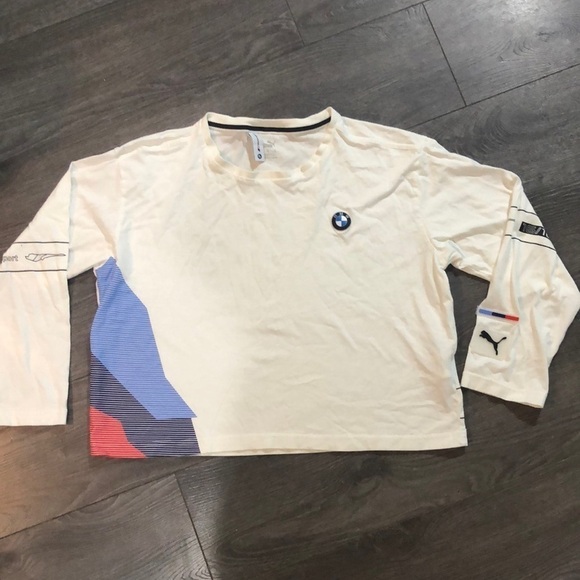 Puma Tops - Puma BMW Motorsport cropped t shirt size XL